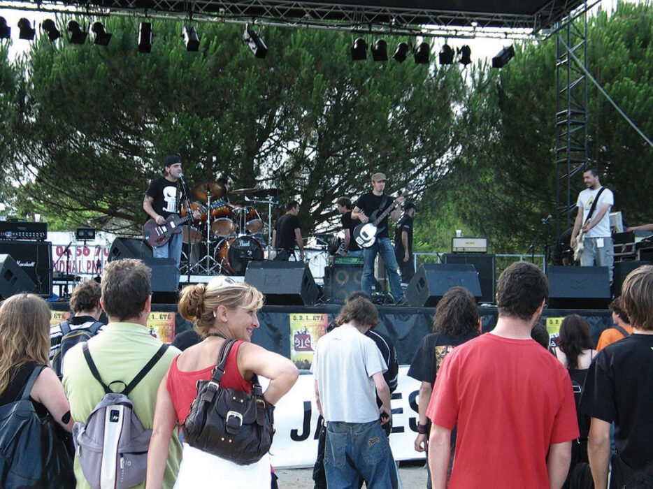 La première édition du festival Jalles house rock a eu lieu en 2008